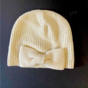 Ralph Lauren Toddler Girls Bow Wool-Blend Hat Size 2T-4T